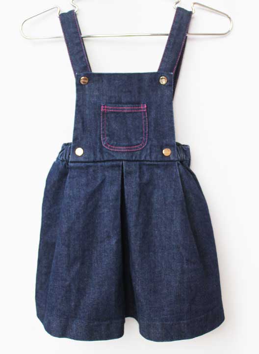 ジャカディ ジャンパースカート 88cm キッズ 女児 インディゴブルー【中古】【新入荷!】★