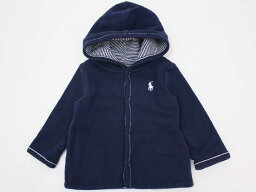 【値下げ!】[ラルフローレン/Ralph Lauren]70cm位 リバーシブルパーカー 紺＆紺×白【中古】子供服 キッズ kids ベビー服 baby 男の子 女の子 春 602032 tops