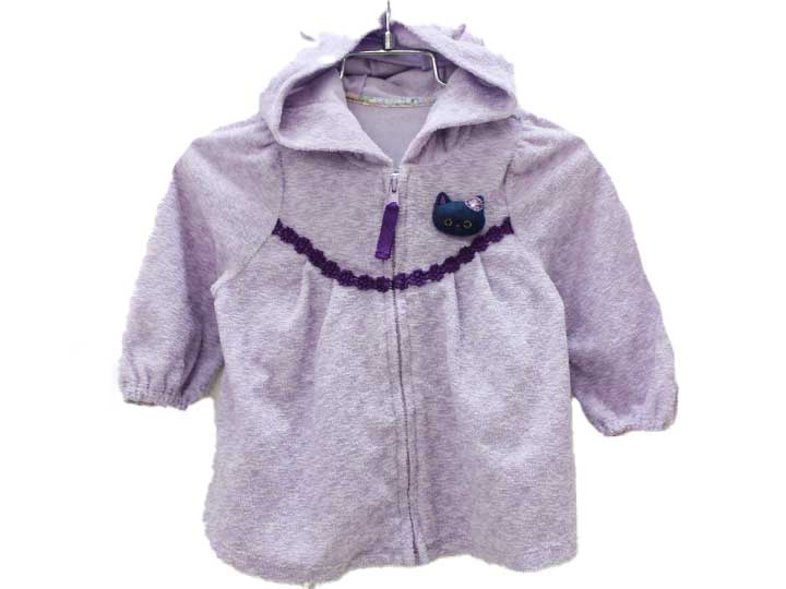 【値下げ!】[アナスイミニ/ANNA SUI mini]80cm位 パーカー 紫【中古】子供服 キッズ kids ベビー服 baby 女の子 春 413032 tops