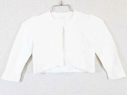 [マヨラル/Mayoral]75cm ボレロ/カーディガン 白 フォーマル 結婚式 冠婚葬祭【中古】子供服 キッズ kids ベビー服 baby 女の子 春秋 613032 fml