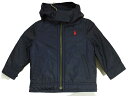 【Rakuten Fashion THE SALE!】[ラルフローレン/Ralph Lauren]80cm 中綿ブルゾン 濃紺 フード取外可【中古】子供服 キッズ kids ベビー服 baby 男の子 秋冬 701132 otr