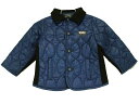 【秋冬物 新入荷!】[アルマーニベビー/Armani baby]74cm キルティングジャケット 紺【中古】子供服 キッズ kids ベビー服 baby 男の子 秋冬 121132