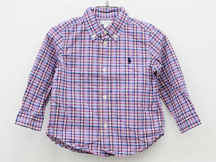 Blouses, Shirts - ラルフローレン 長袖シャツ 90cm キッズ 男児 マルチカラー【中古】『