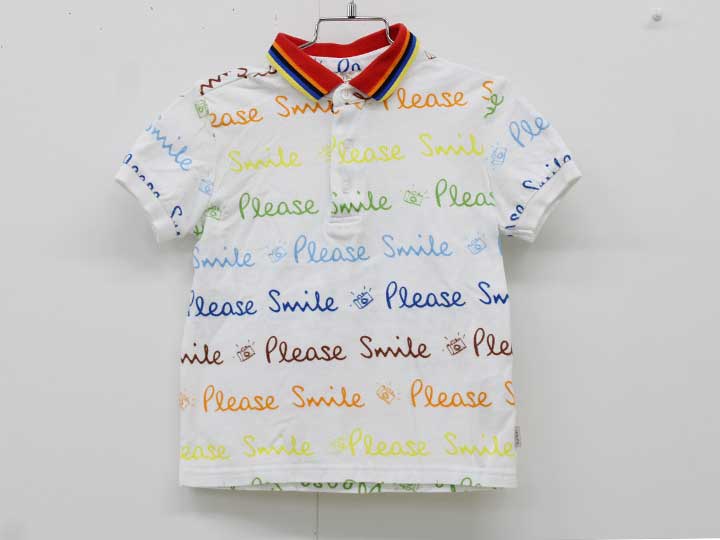 Short Sleeves - ポールスミスジュニア 半袖ポロシャツ 110cm キッズ 男児 白【中古】【新入荷!】『