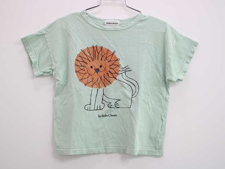 Rakuten - ボボショーズ 半袖Tシャツ 98cm キッズ 男児 女児 緑【中古】『