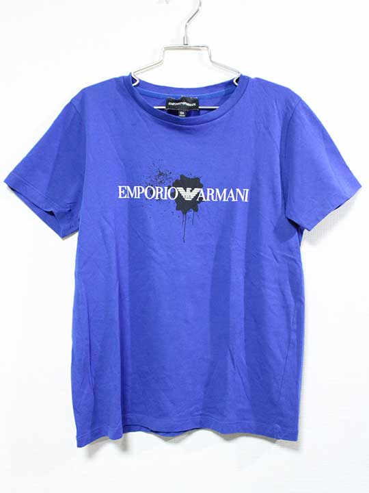 楽天市場】アルマーニ Tシャツ（カラーブルー）（キッズ・ベビー