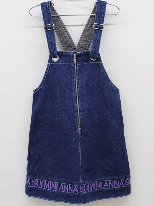 アナスイミニ ジャンパースカート 130cm キッズ 女児 インディゴ【中古】■