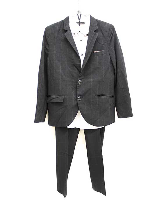 Hiromichi Nakano 黒ストライプスーツ 165サイズ 楽天市場】ヒロミチナカノ 子供服 スーツの通販