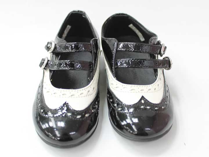 For Girls - エンポリオアルマーニ フォーマルシューズ キッズ 15.7cm（25） 女児 黒×白【中古】■