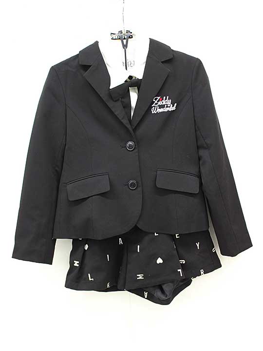 Suits - ジディ スーツ3点セット 140cm キッズ 女児 黒 卒業【中古】■