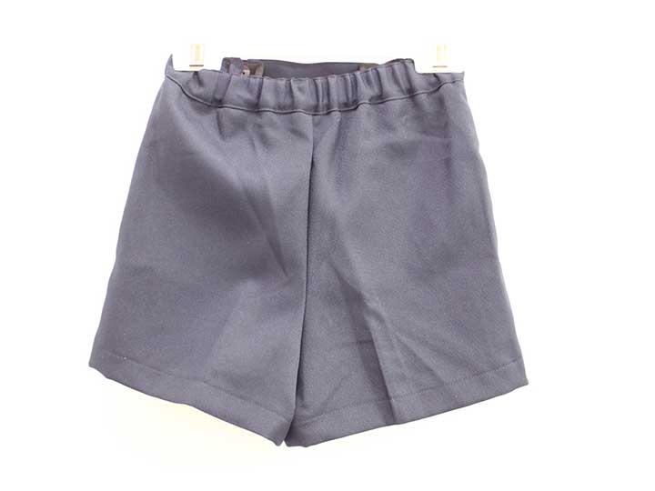 【新規値下げ!】イーエスキッズ キュロット 100cm キッズ 女児 濃紺 お受験【中古】■