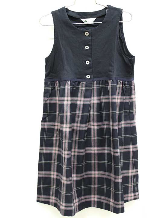 Jumpers - ドレッサージュ ジャンパースカート 130cm キッズ 女児 濃紺 お受験 お稽古【中古】■