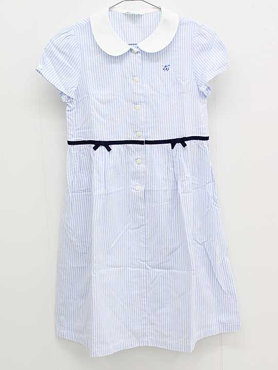Dresses - ドレッサージュ 半袖ワンピース 140cm キッズ 女児 水色 お受験 お稽古【中古】■