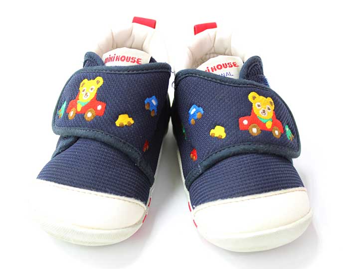 Rakuten - ミキハウス ファーストベビーシューズ キッズ 12cm 男児 濃紺 【中古】■