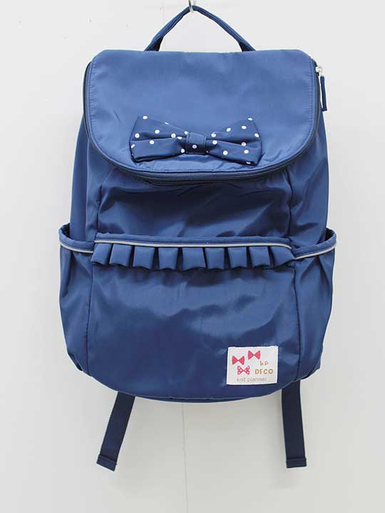 Rucksacks - ケーピー/ニットプランナー リュック 10L(M) キッズ 女児 濃紺【新品 未使用品】■