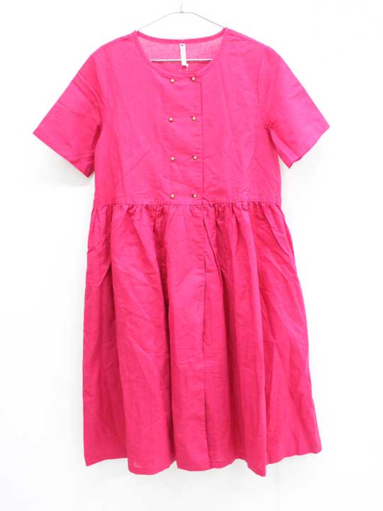 マルーク 半袖ワンピース 150cm キッズ 女児 ピンク【新品 未使用品】【新入荷!】■