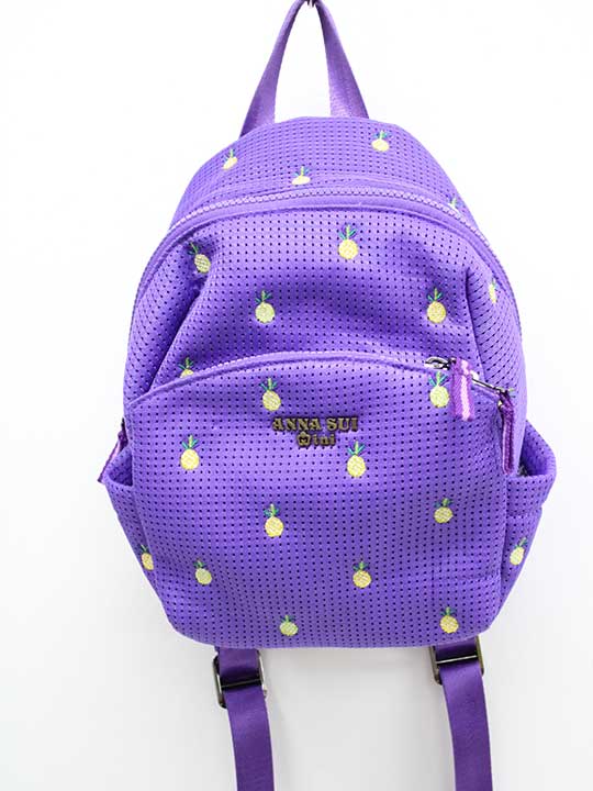 アナスイミニ リュック キッズ 女児 紫【中古】■