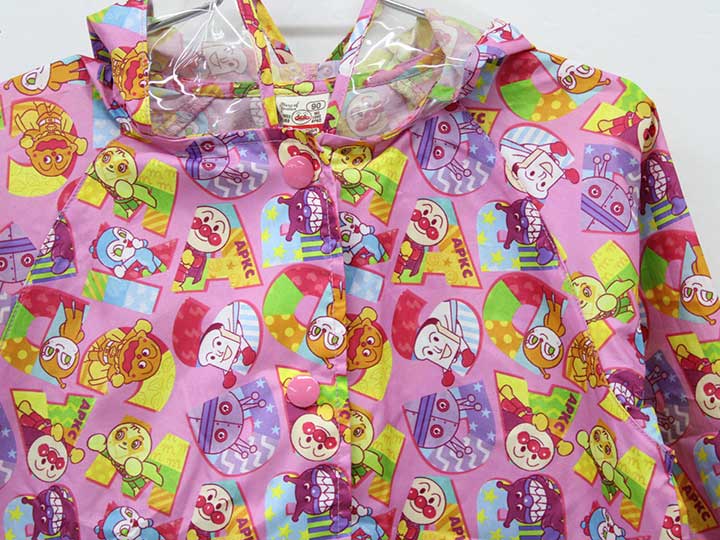 【新規SALE!】アンパンマンキッズコレクション レインコート 90cm キッズ 女児 ピ...