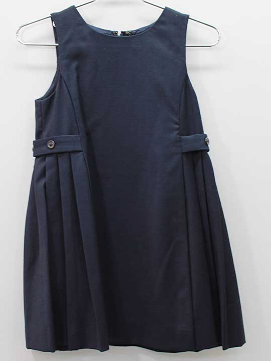 ラルフローレン ジャンパースカート 100cm キッズ 女児 濃紺 お受験【中古】【新入荷!】■