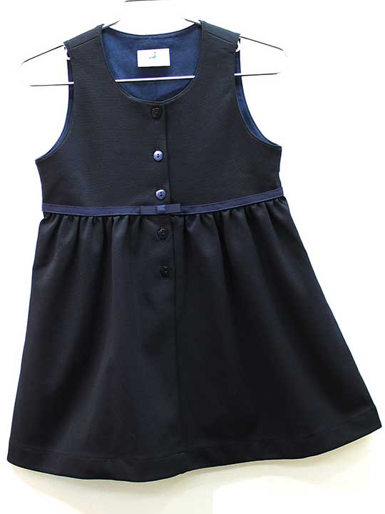 ペアレンツドリーム ジャンパースカート 100cm キッズ 女児 濃紺 お受験【中古】【新入荷!】■