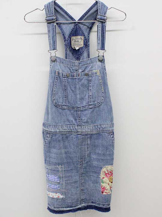 ラルフローレン ジャンパースカート 150cm キッズ 女児 インディゴ【中古】【新入荷!】■
