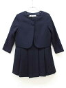 ハッピークローバーグレイス アンサンブル 120cm キッズ 女児 濃紺【中古】【新入荷!】■