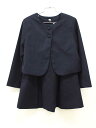 ハッピークローバー アンサンブル 120cm キッズ 女児 濃紺【中古】【新入荷!】■