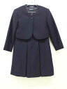 ファミリア アンサンブル 125cm キッズ 女児 濃紺【中古】【新入荷!】■