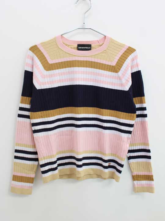 サイズ 166cm（14A） 素材 品質タグが切り取られていますが、恐らく綿かと思われます 色 ピンク、白、ベージュ、紺 汚れ、ダメージ等 袖に軽い引掛けがありますが、目立つものではありません。 使用感ランク A 性別 女児 その他 特になし ＊使用感ランクは、Cを除き、あくまでも使用感のみ表すランクで、汚れ等は別欄で記載しております。 例）使用感【特A】で【汚れあり】は存在致します。