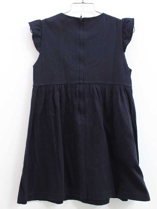 【SALE!】ファミリア ジャンパースカート 110cm キッズ 女児 濃紺【中古】■