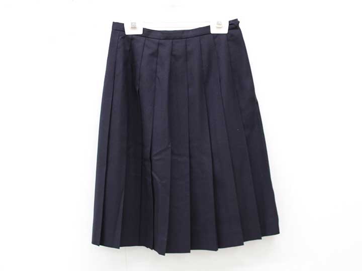 【Fashion THE SALE!】イーストボーイ プリーツスカート 7号 キッズ 女児 濃紺【中古】■