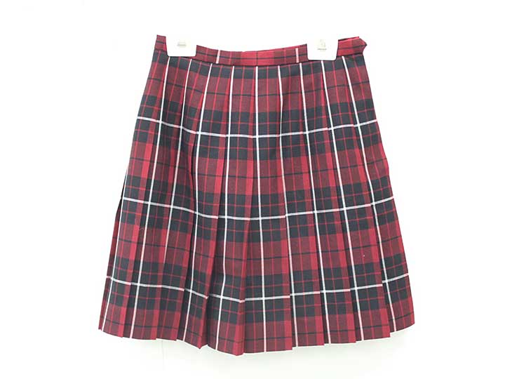 乐天商城 - 【値下げ!】イーストボーイ プリーツスカート 7号 キッズ 女児 赤【中古】■