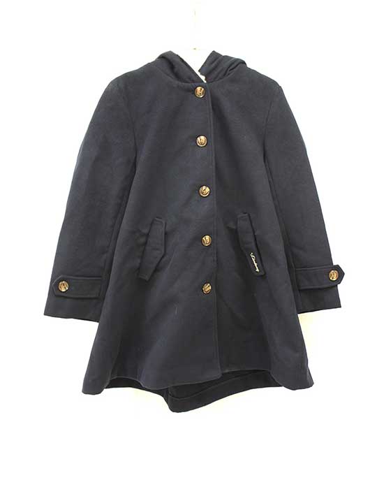 リンジィ コート 150cm キッズ 女児 濃紺 【中古】【新入荷!】■(4)