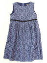 ☆ベベ/BeBe☆140cm ジャンパースカート 青 【中古】子供服 キッズ kids ジュニア 女の子 秋冬 429032