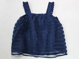 ☆ベベ/BeBe☆130cm キャミソール 紺 【中古】子供服 キッズ kids 女の子 夏 326032 tops