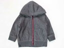 【値下げ!】☆トミーヒルフィガー/TOMMY HILFIGER☆80cm パーカー グレー 裏起毛 【中古】子供服 キッズ kids ベビー服 baby 男の子 秋冬 929032 tops