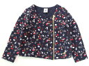 ☆プチバトー/PETIT BATEAU☆95cm ジャケット 紺 【中古】子供服 キッズ kids 女の子 春秋 300132