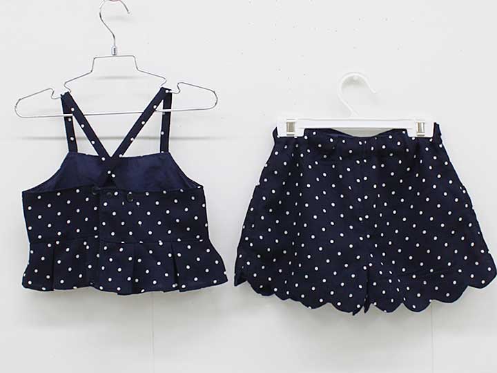 Anasumi Mini Bluz X Pantalones cortos 110cm Niños Niñas — vista 2