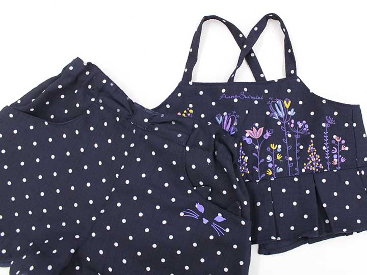 Anasumi Mini Bluz X Pantalones cortos 110cm Niños Niñas — vista 3