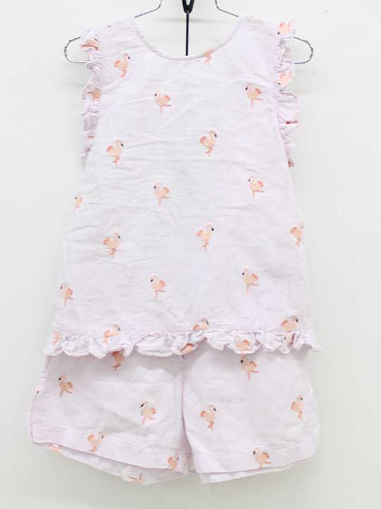 Rakuten - ステラマッカートニー 半袖ブラウス×ショートパンツセット 130cm キッズ 女児 ピンク【中古】【新入荷!】《