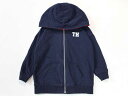 【値下げ 】☆トミーヒルフィガー/TOMMY HILFIGER☆92cm フード付トレーナー/パーカー/スウェット 紺 【中古】子供服 キッズ kids 男の子 春秋 921122 tops