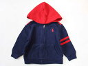 ☆ラルフローレン/Ralph Lauren☆80cm パーカー 紺 【中古】子供服 キッズ kids ベビー服 baby 男の子 春秋 012032