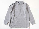 【値下げ!】☆ブルックスブラザーズ/Brooks Brothers☆110cm 長袖ポロシャツ グレー 【中古】子供服 キッズ kids 男の子 春秋 413032 tops