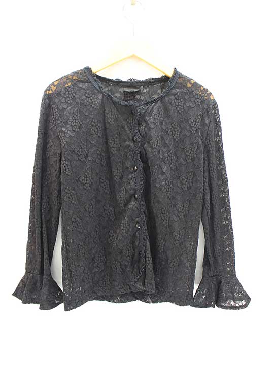 乐天商城 - アナスイ レースカーディガン M レディース ブラック【中古品】〓