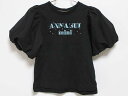 【夏SALE!】アナスイミニ 半袖カットソー 110cm キッズ 女児 黒【中古】‡