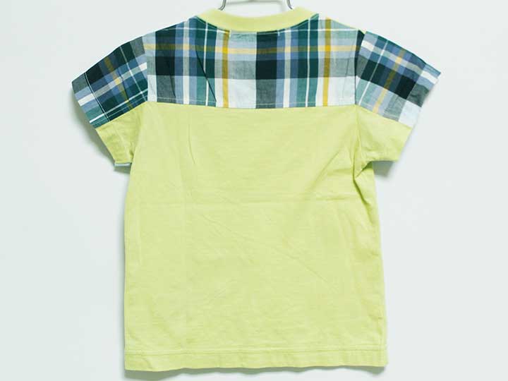 【夏SALE!】ファミリア 半袖Tシャツ 100cm キッズ 男児 グリーン系【中古】‡