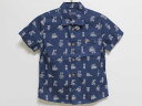 【夏SALE!】マヨラル 半袖シャツ 98cm キッズ 男児 紺系【中古】‡