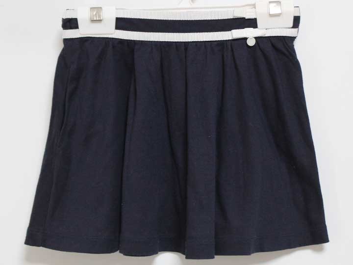 【夏SALE!】タルティーヌエショコラ スカート 100cm キッズ 女児 紺【中古】‡