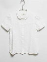 【夏SALE!】クミキョク 半袖ブラウス 150cm キッズ 女児 白【中古】‡
