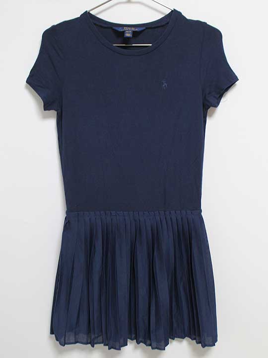 極美品✴︎ RalphLauren girls半袖 白襟 紺ワンピース 140 楽天市場】ワンピース 夏(ブランドラルフローレン)(キッズ